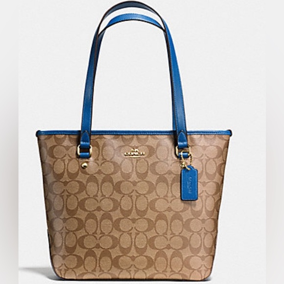 Coach Top Zip Tote Style F34603 - Picture 1 of 5